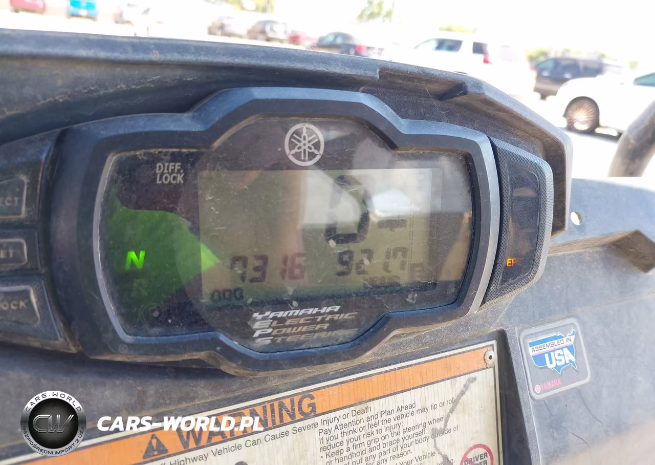 2016 Yamaha Yxm700 Es VIN:5Y4AMB2Y2GA100510 - 7