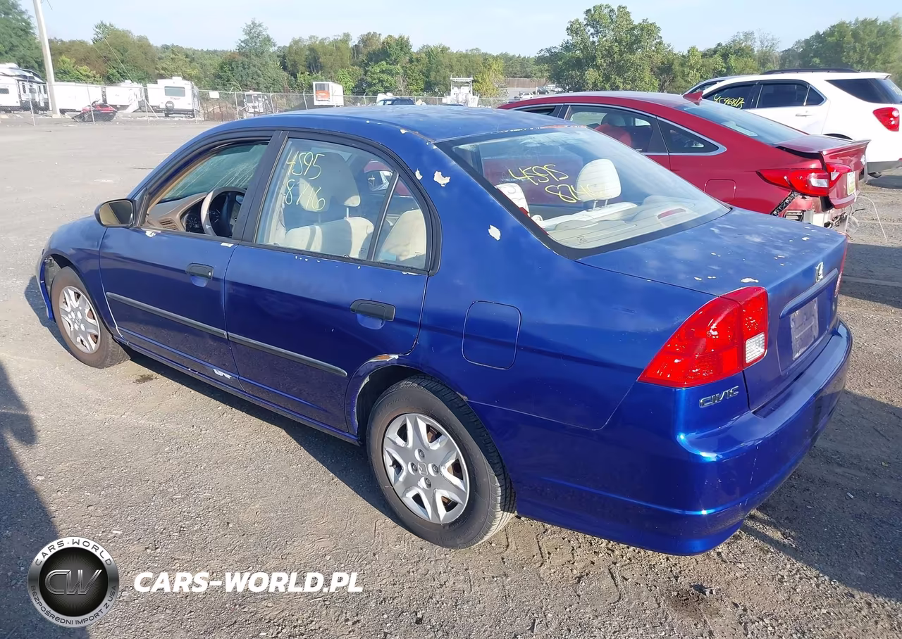 2004 Honda Civic Vp VIN:2HGES16324H631052 - 3