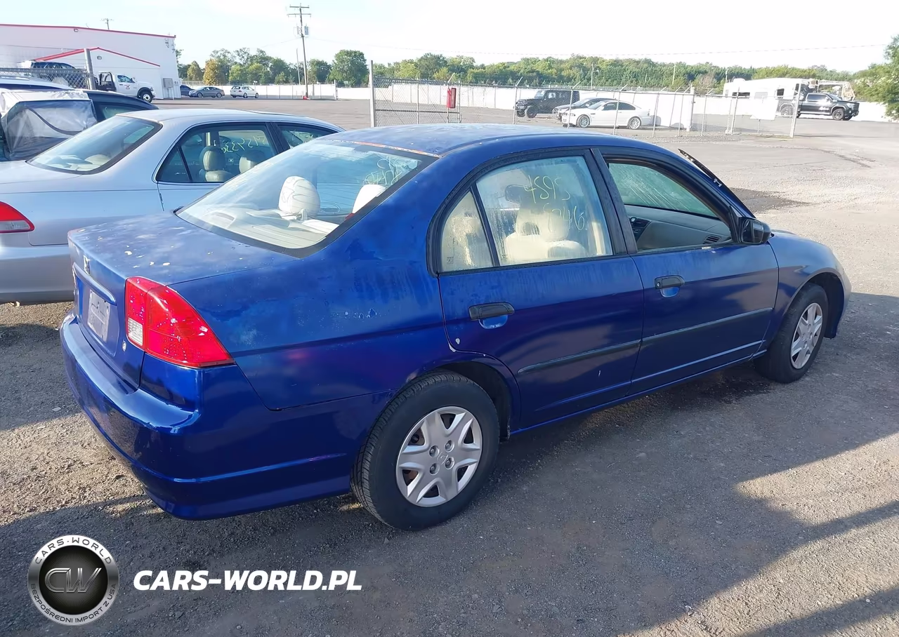 2004 Honda Civic Vp VIN:2HGES16324H631052 - 4