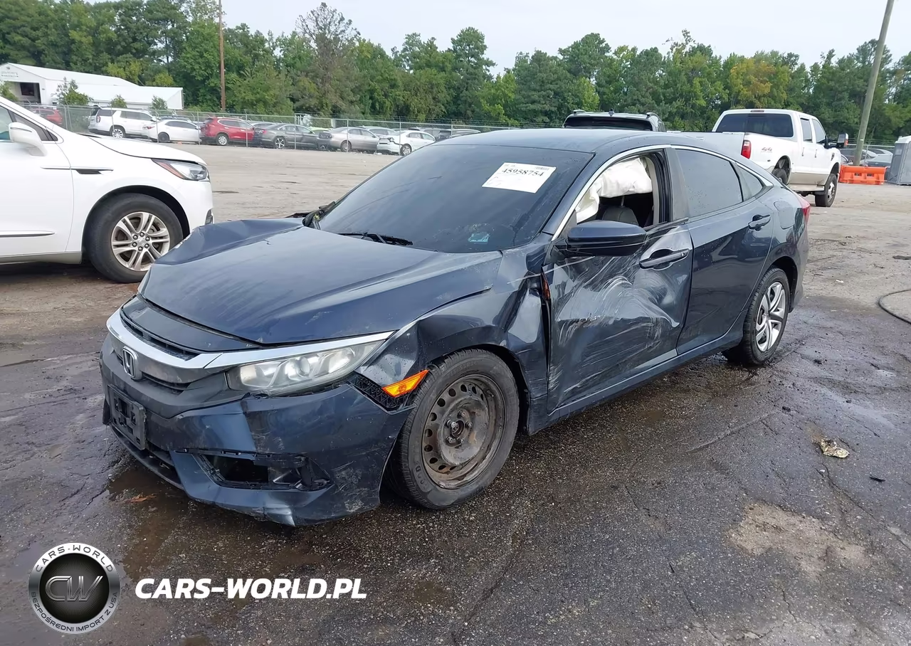 2016 Honda Civic Lx VIN:19XFC2F52GE006299 - 2
