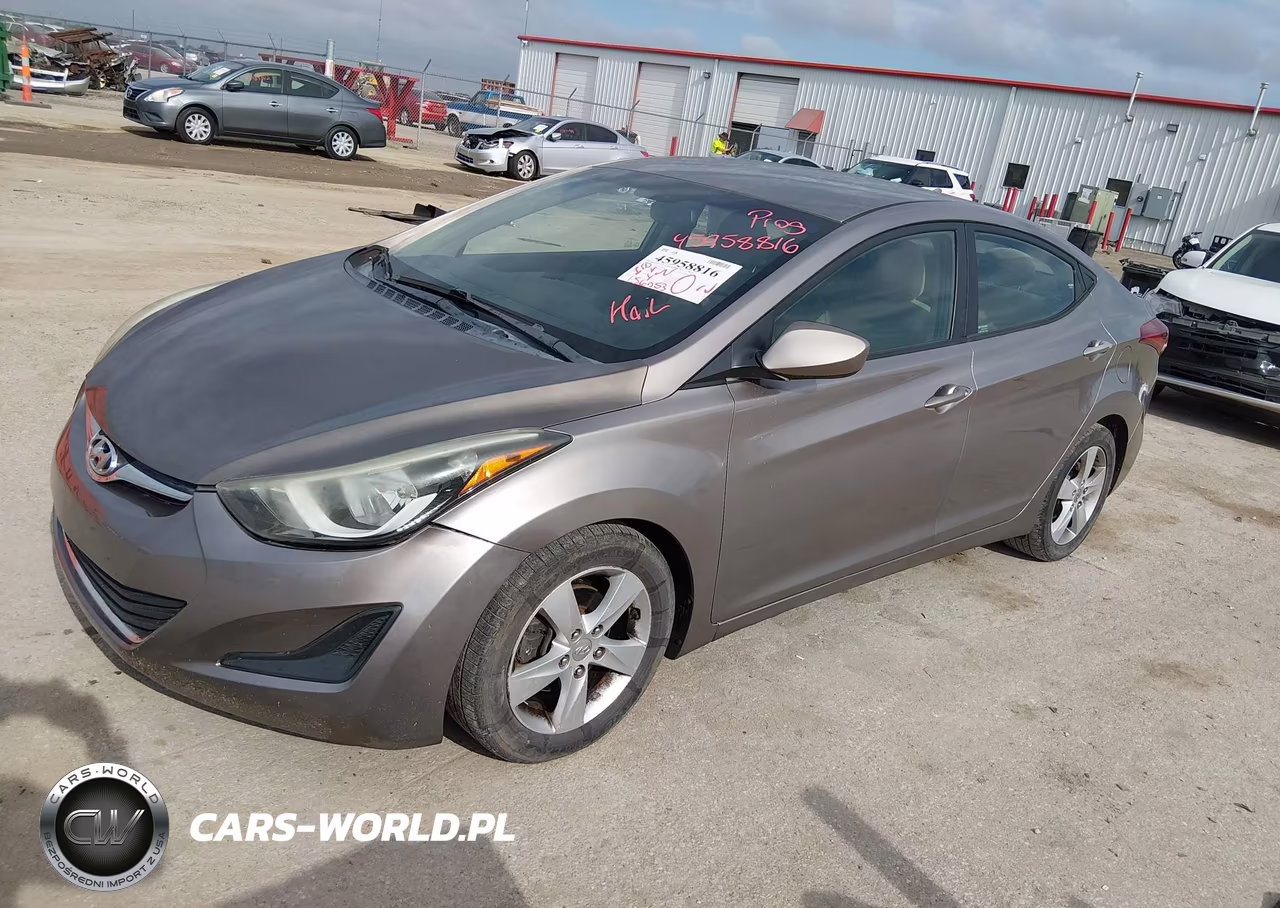 2016 Hyundai Elantra Se VIN:5NPDH4AE7GH669407 - 2