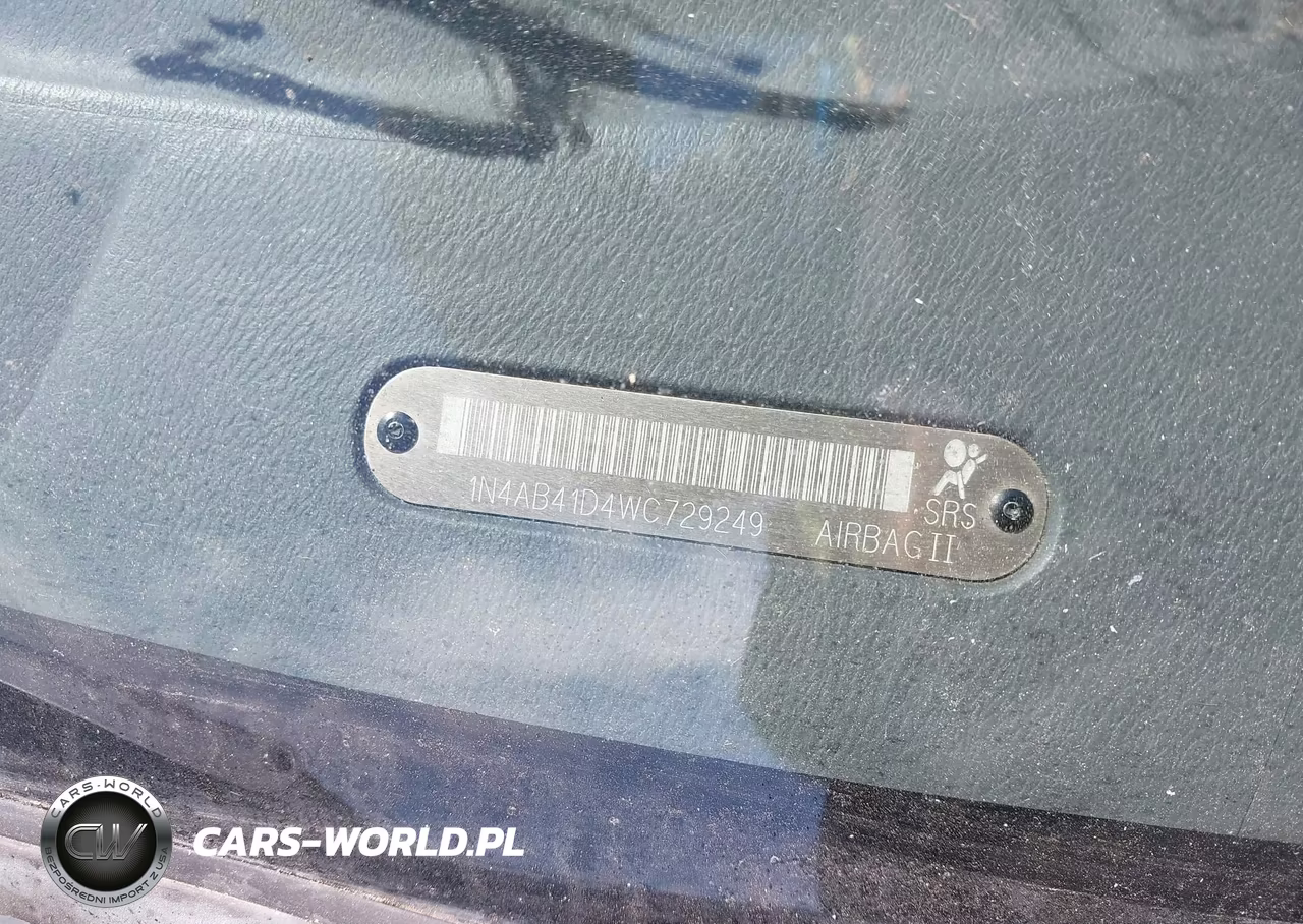 1998 Nissan Sentra Gle-Gxe-Xe VIN:1N4AB41D4WC729249 - 9