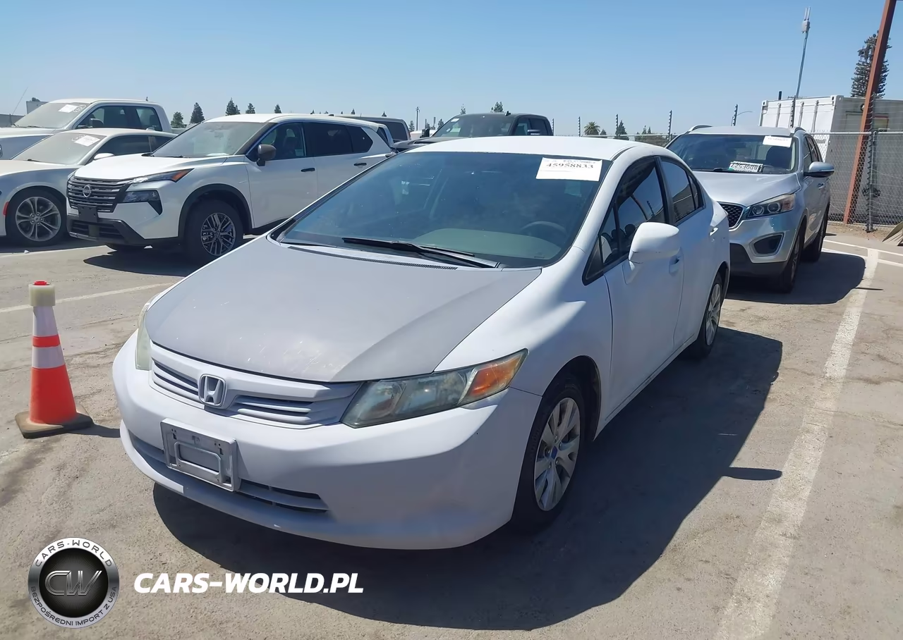 2012 Honda Civic Lx VIN:19XFB2F55CE345801 - 2