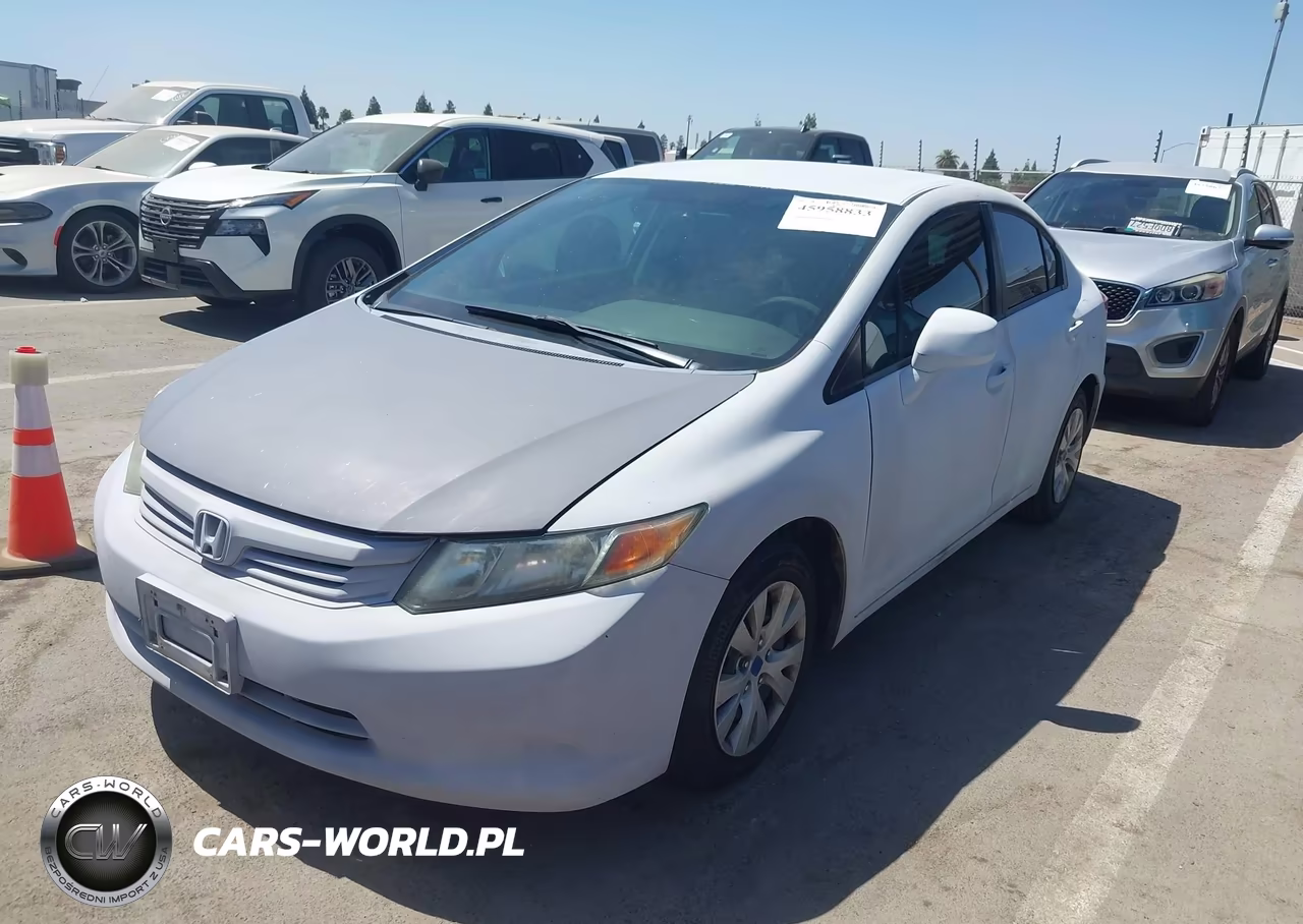 2012 Honda Civic Lx VIN:19XFB2F55CE345801 - 3