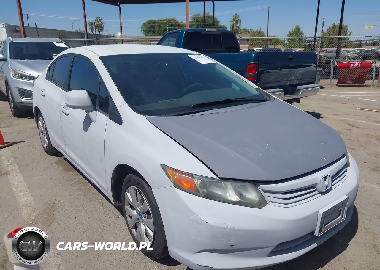 2012 Honda Civic Lx VIN:19XFB2F55CE345801 - 4
