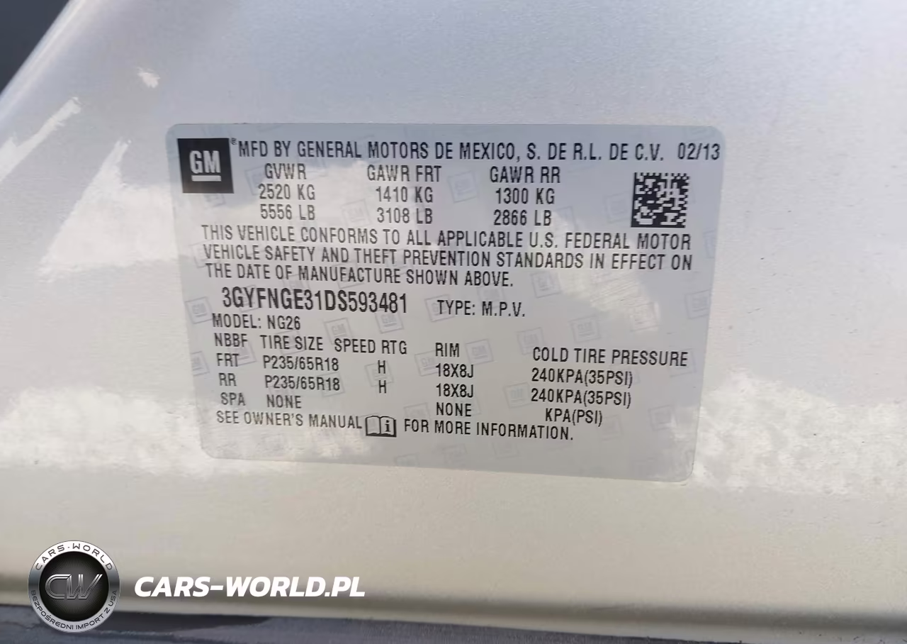 2013 Cadillac Srx Luxury Collection VIN:3GYFNGE31DS593481 - 9