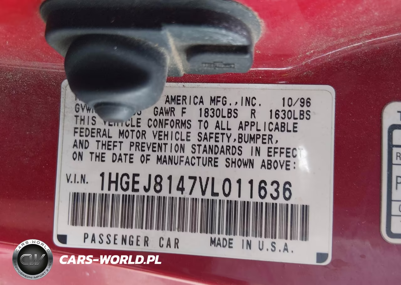 1997 Honda Civic Ex VIN:1HGEJ8147VL011636 - 9