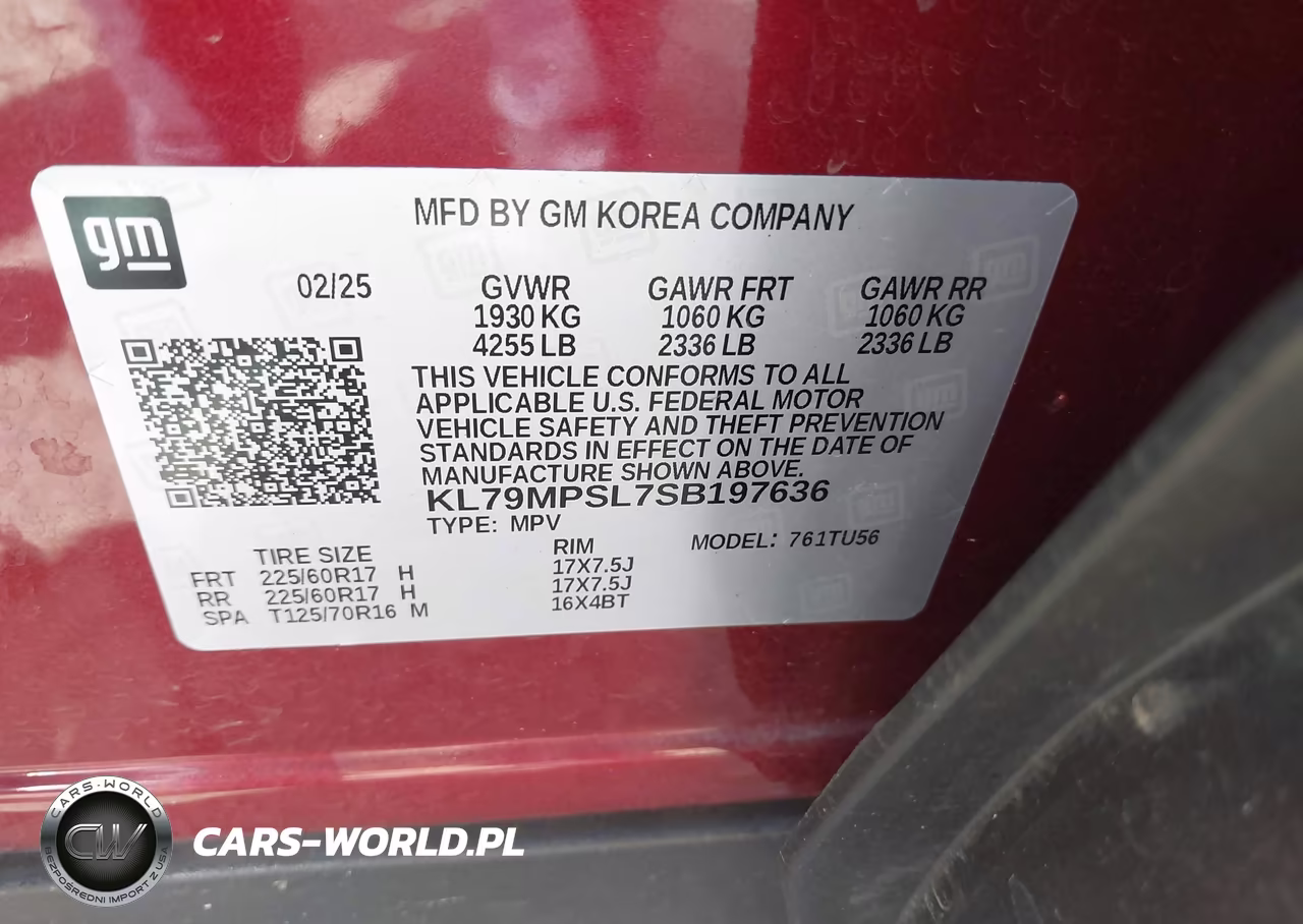 2025 Chevrolet Trailblazer Fwd Lt VIN:KL79MPSL7SB197636 - 9