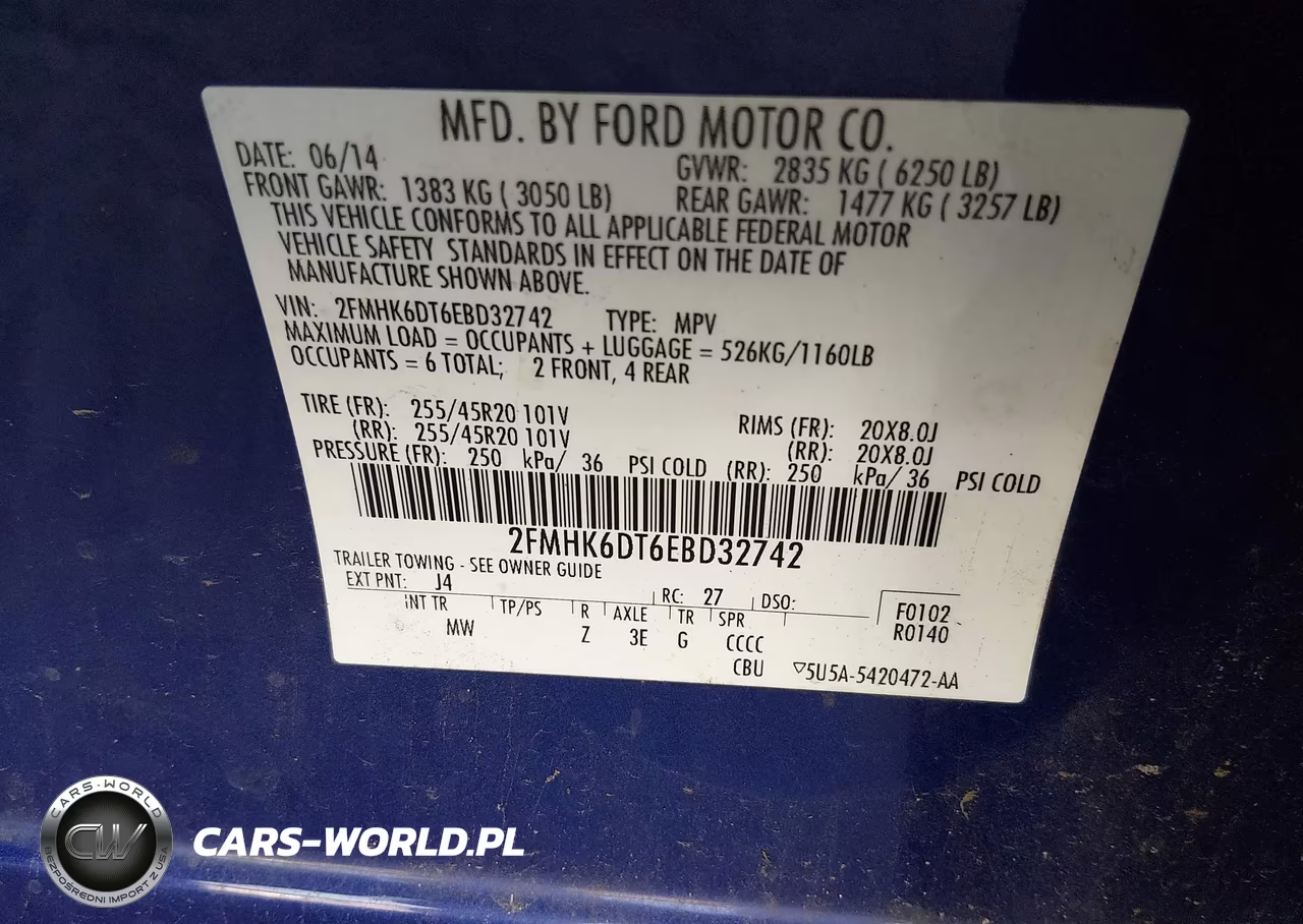 2014 Ford Flex Limited VIN:2FMHK6DT6EBD32742 - 9