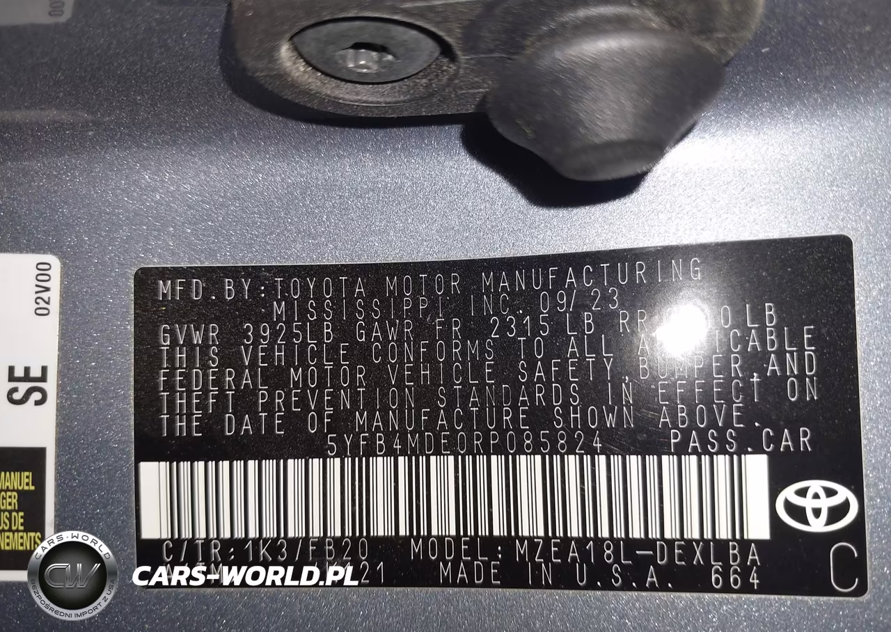 2024 Toyota Corolla Le VIN:5YFB4MDE0RP085824 - 9