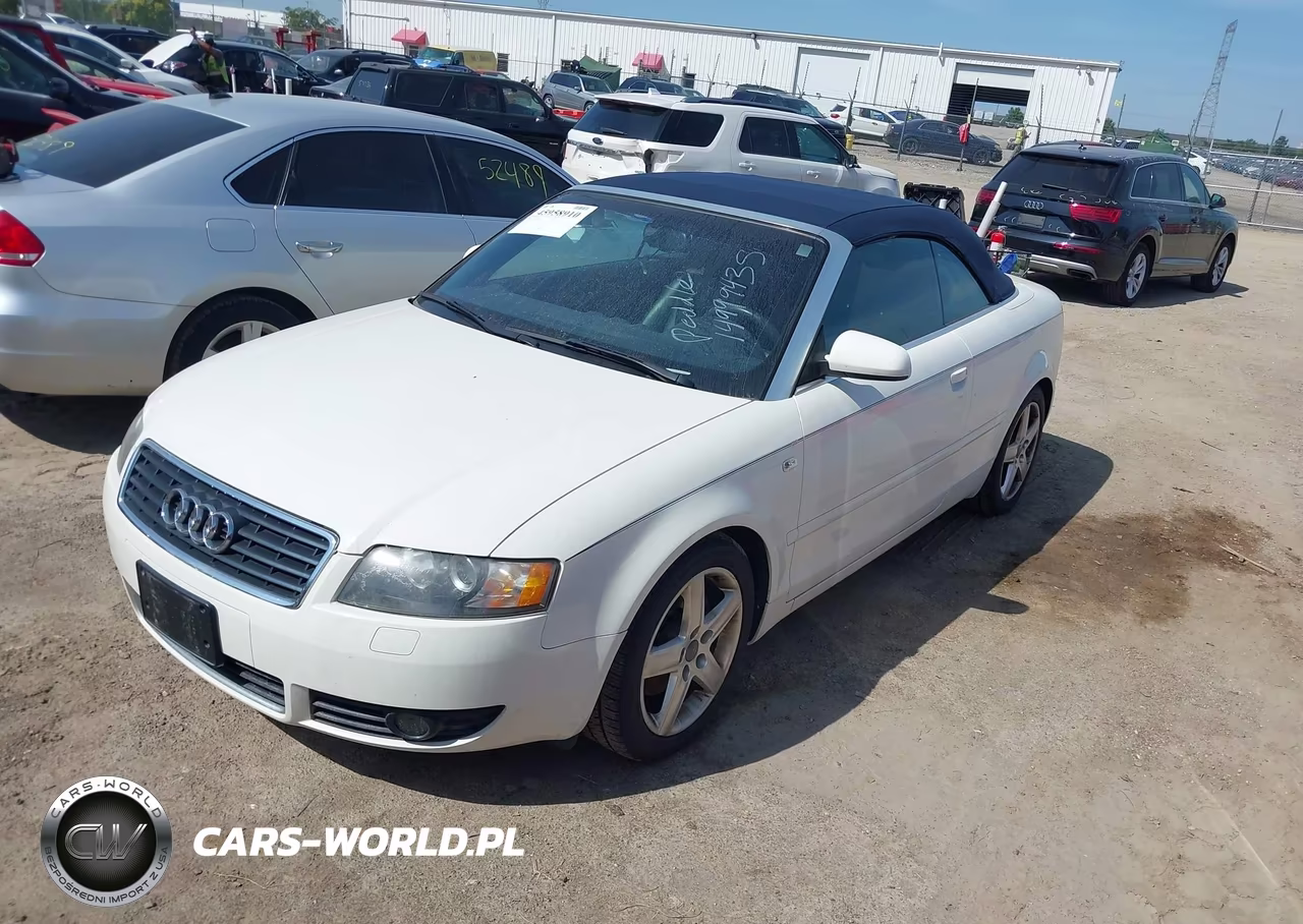 2004 Audi A4 3.0 VIN:WAUAT48H44K014732 - 2