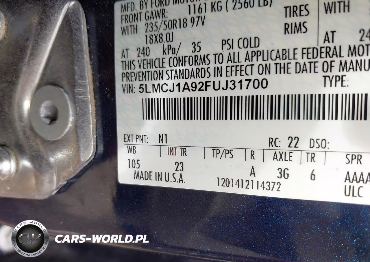 2015 Lincoln Mkc VIN:5LMCJ1A92FUJ31700 - 9