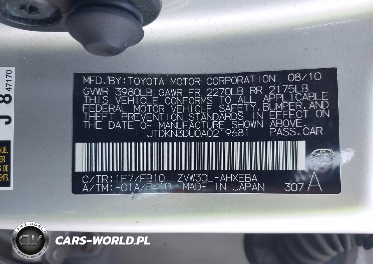 2010 Toyota Prius Ii VIN:JTDKN3DU0A0219681 - 9