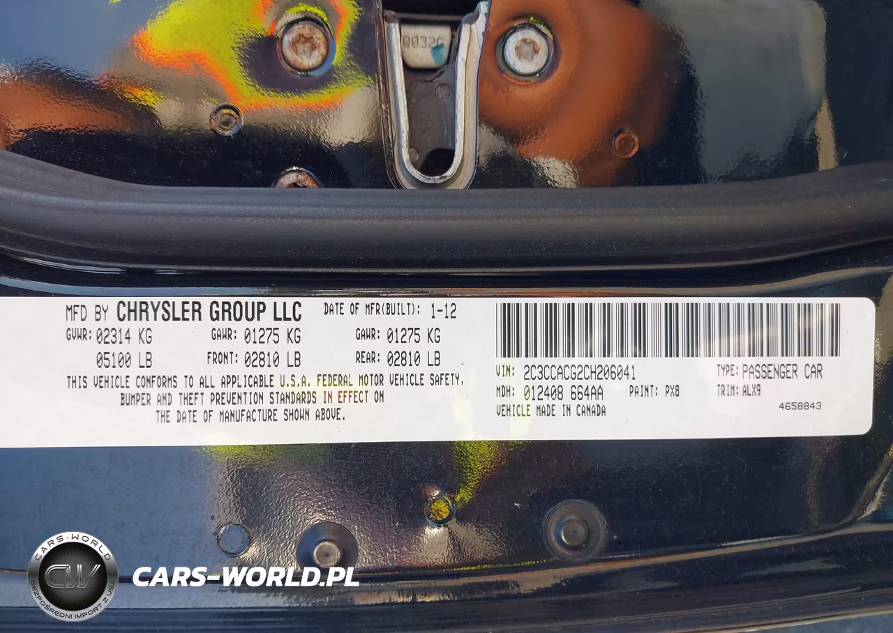 2012 Chrysler 300 Limited VIN:2C3CCACG2CH206041 - 9