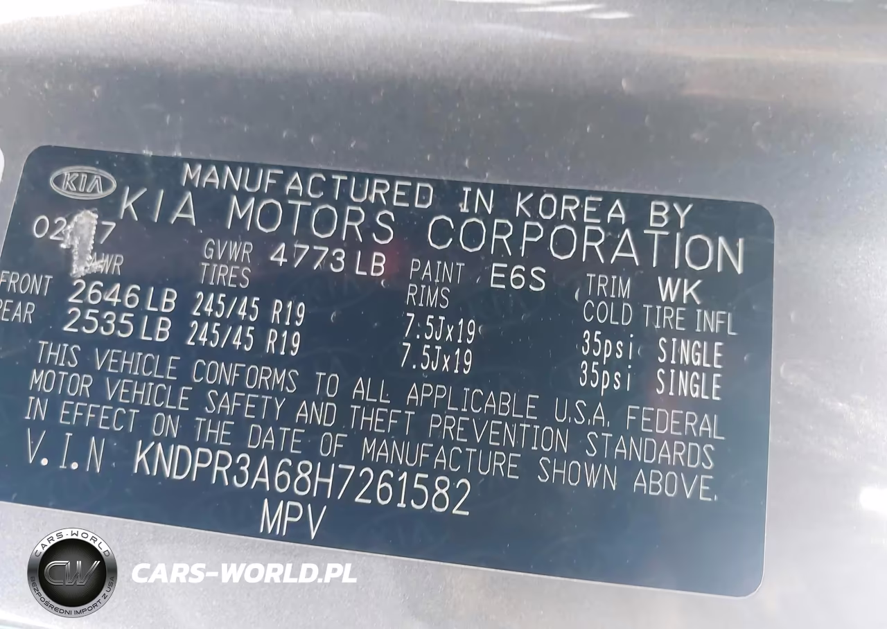 2017 Kia Sportage Sx Turbo VIN:KNDPR3A68H7261582 - 9