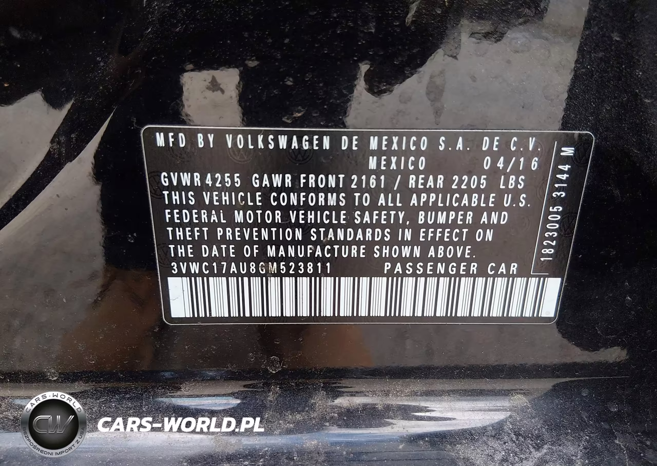 2016 Volkswagen Golf Sportwagen Tsi S 4-Door VIN:3VWC17AU8GM523811 - 9