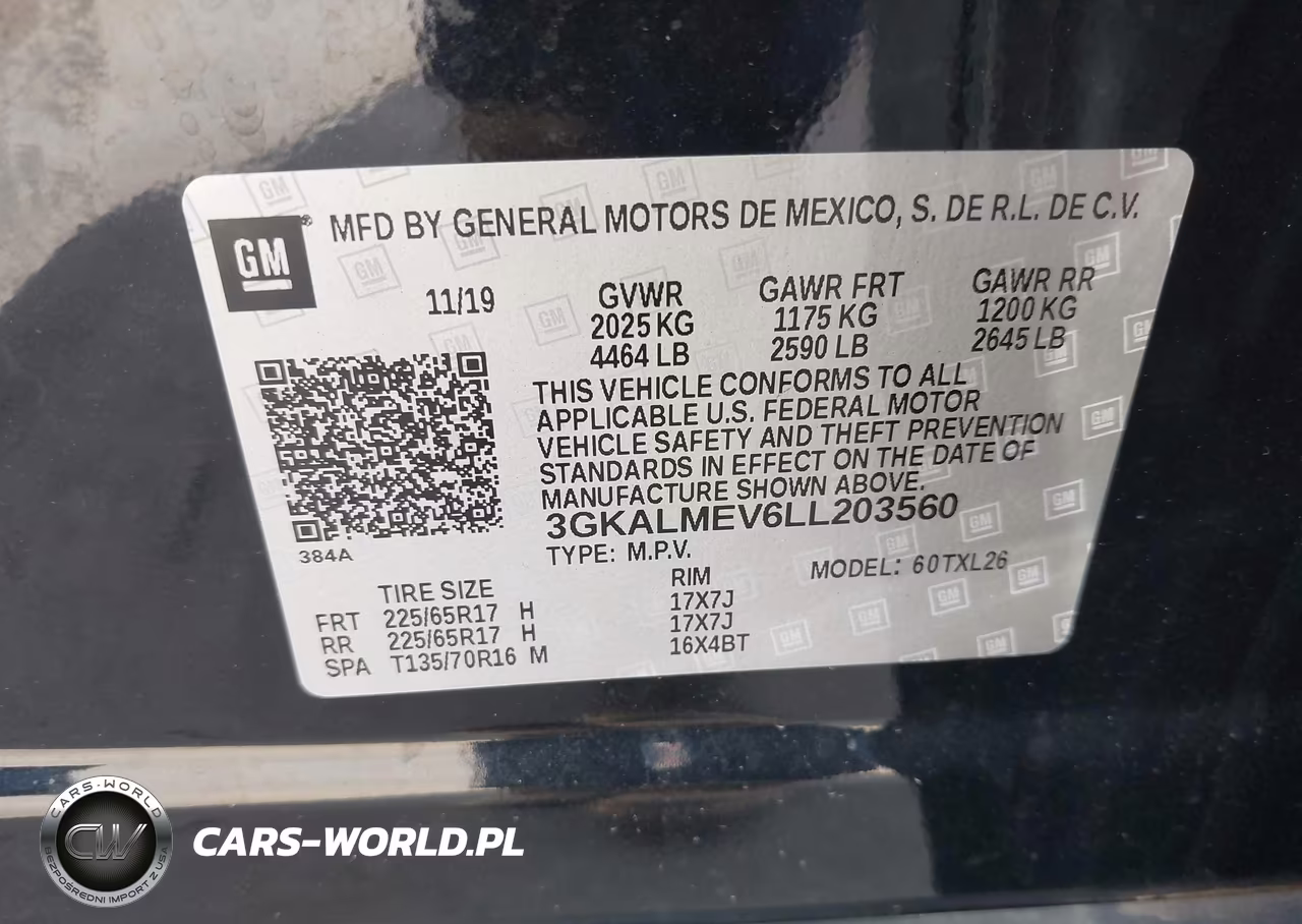 2020 GMC Terrain Fwd Sle VIN:3GKALMEV6LL203560 - 9