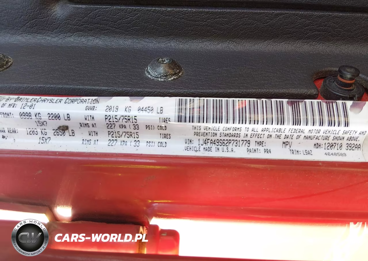 2002 Jeep Wrangler Sport VIN:1J4FA49S62P731779 - 9