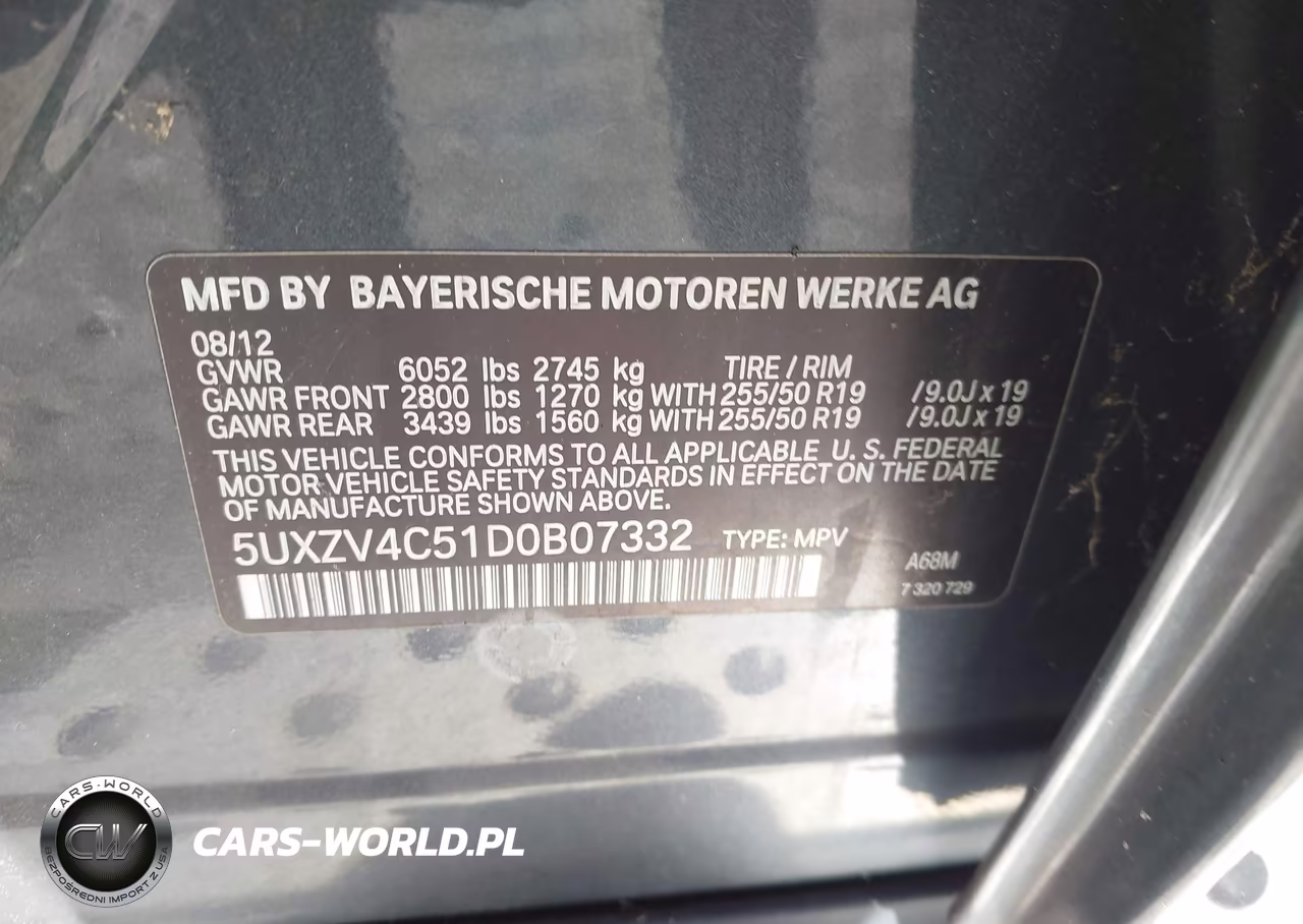 2013 BMW X5 xDrive35I-xDrive35I Premium-xDrive35I Sport Activity VIN:5UXZV4C51D0B07332 - 9