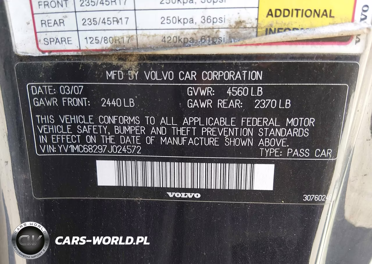 2007 Volvo C70 T5 VIN:YV1MC68297J024572 - 9