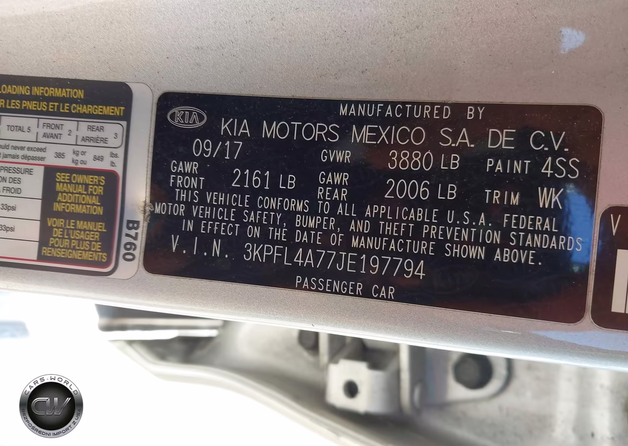 2018 Kia Forte Lx VIN:3KPFL4A77JE197794 - 9