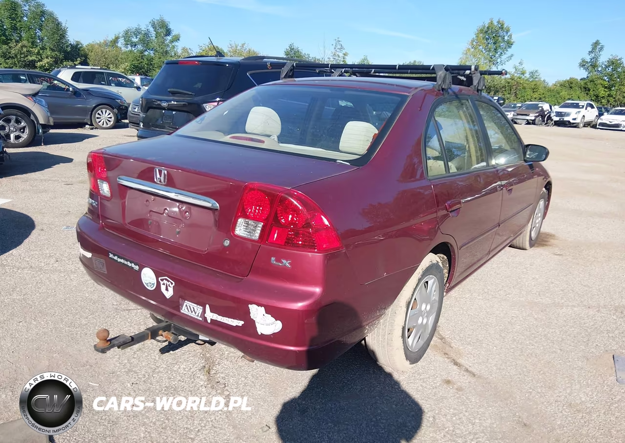 2003 Honda Civic Lx VIN:1HGES16593L034869 - 4