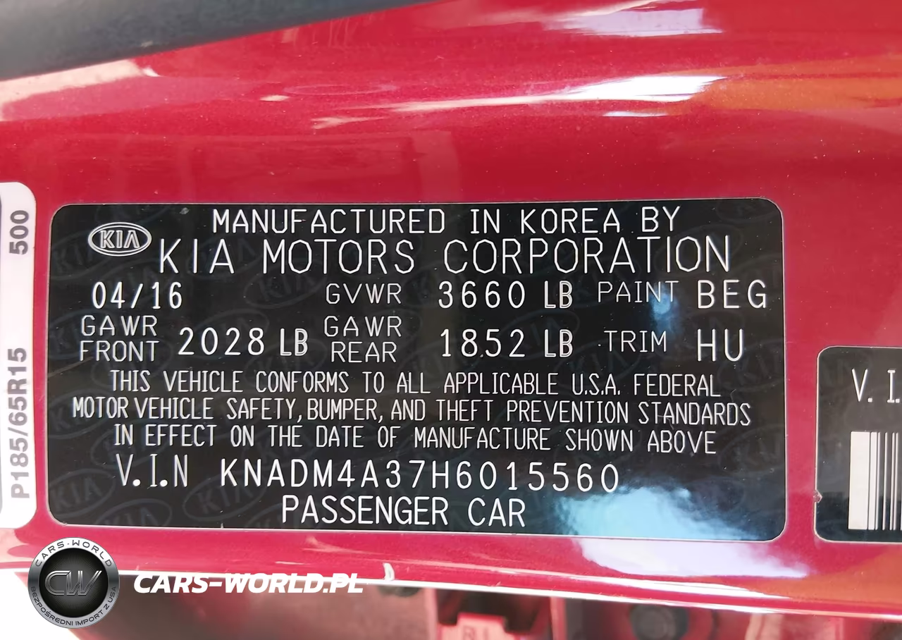 2017 Kia Rio Lx VIN:KNADM4A37H6015560 - 9