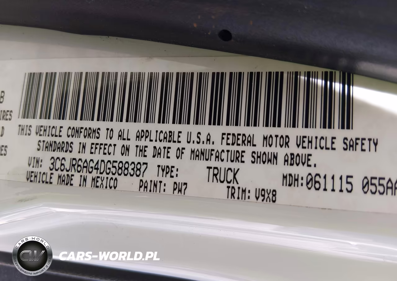 2013 Ram 1500 Tradesman VIN:3C6JR6AG4DG588387 - 9