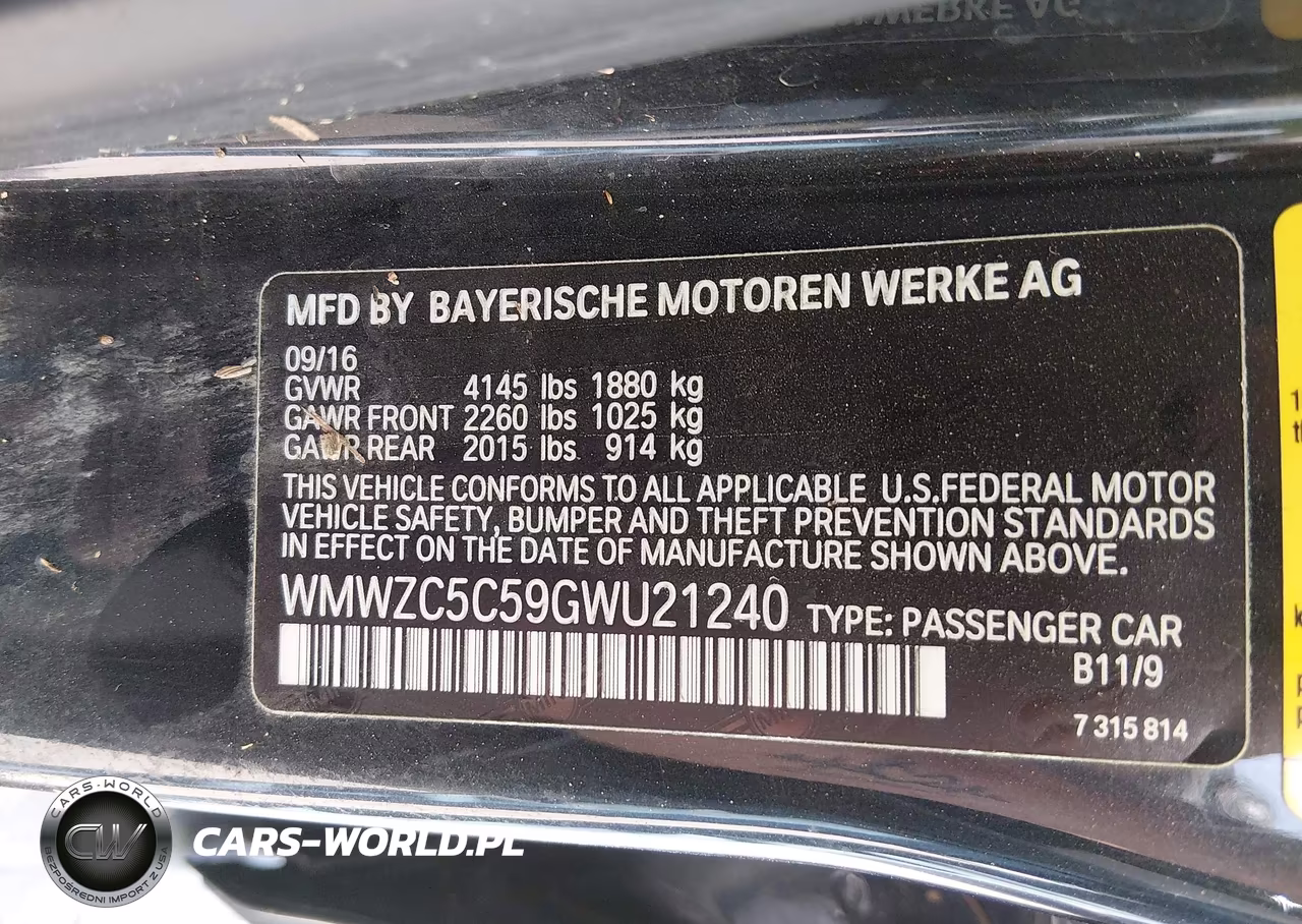 2016 Mini Countryman Cooper S VIN:WMWZC5C59GWU21240 - 9