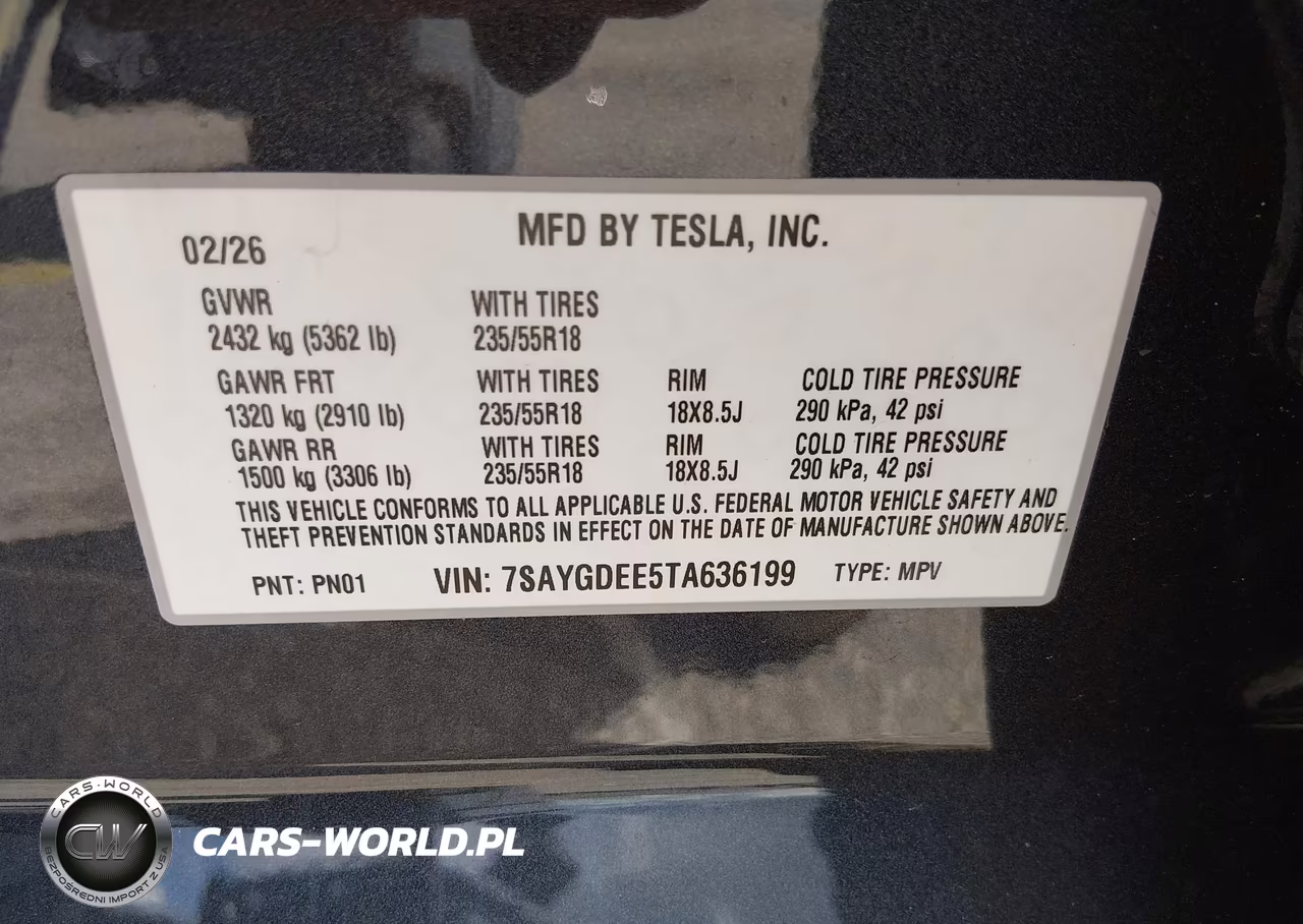 2026 Tesla Model Y All-Wheel Drive-Long Range Launch Series-Premium All-Wheel Drive VIN:7SAYGDEE5TA636199 - 9