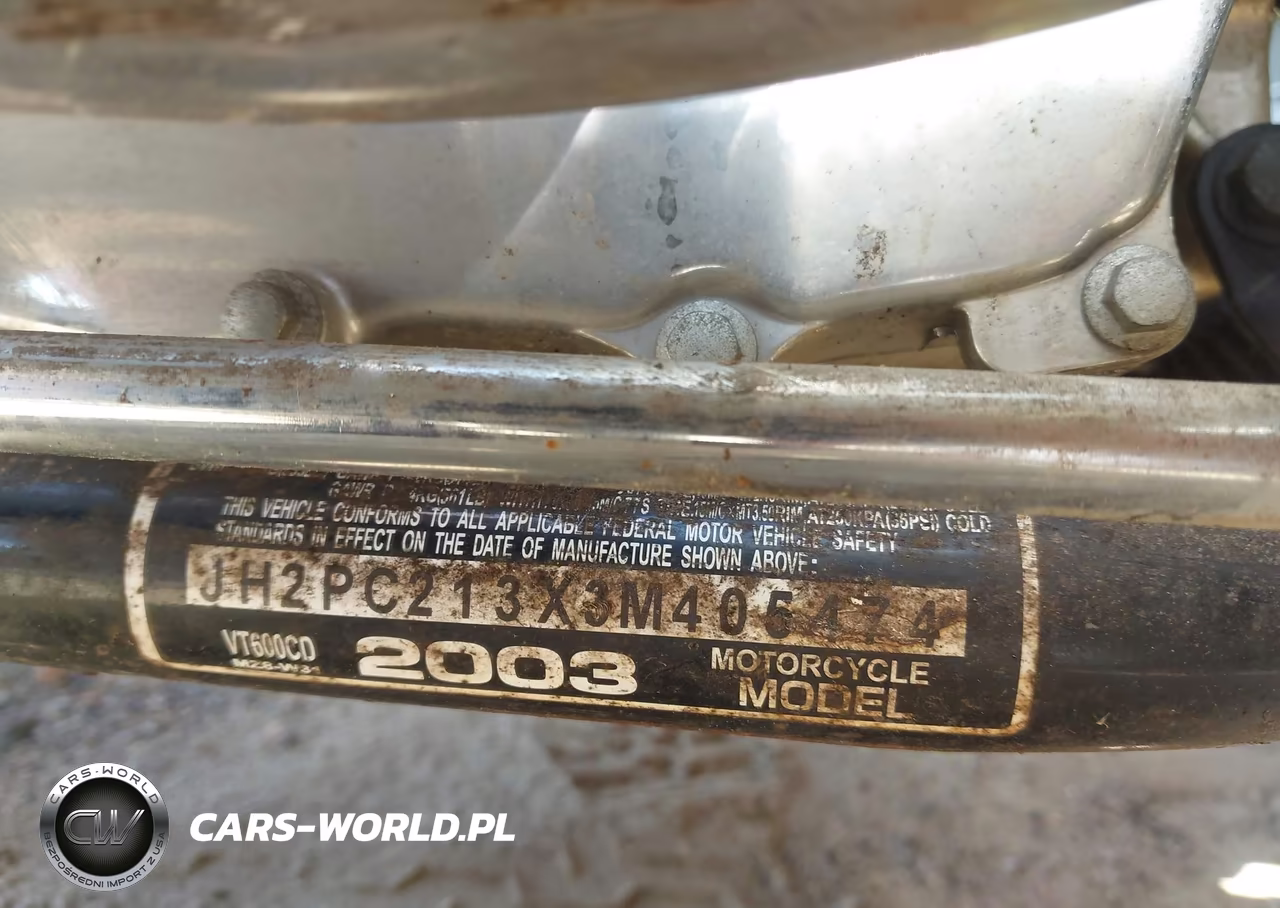 2003 Honda Vt600 Cd VIN:JH2PC213X3M405474 - 10