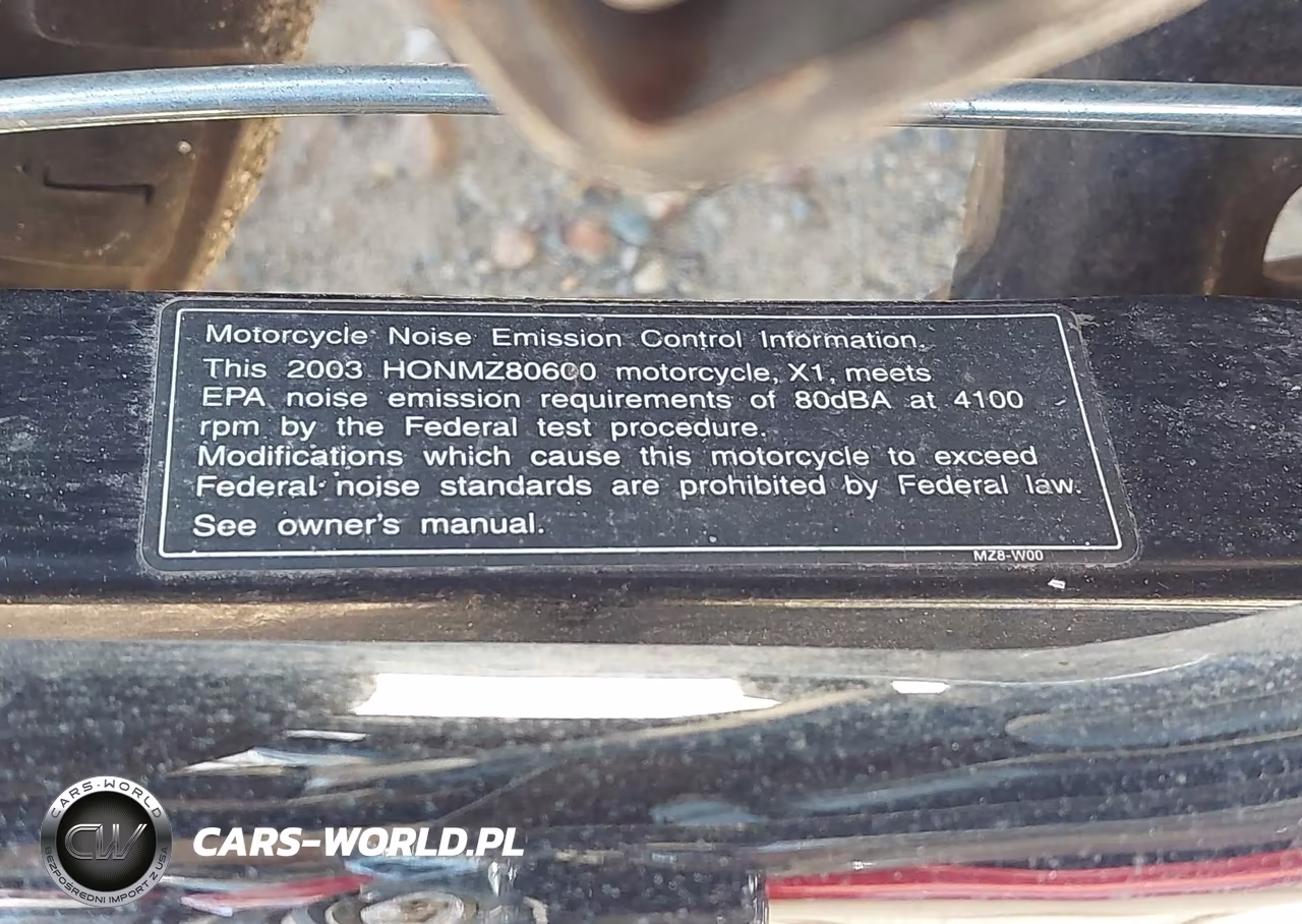 2003 Honda Vt600 Cd VIN:JH2PC213X3M405474 - 17