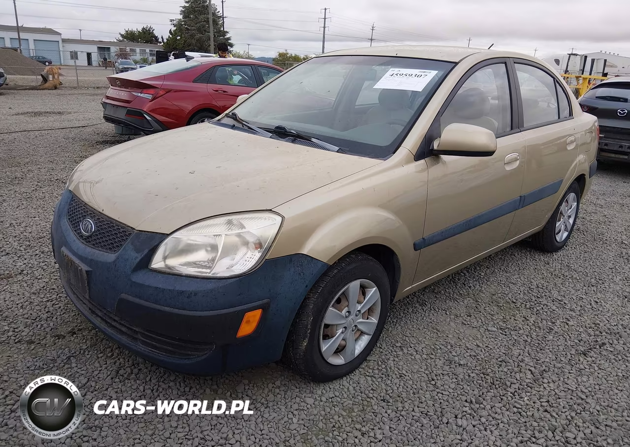 2008 Kia Rio Lx VIN:KNADE123X86356476 - 2