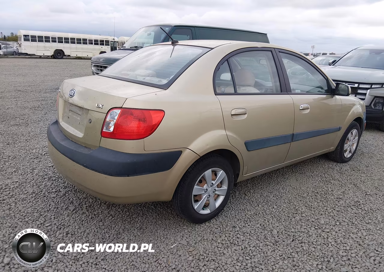 2008 Kia Rio Lx VIN:KNADE123X86356476 - 4