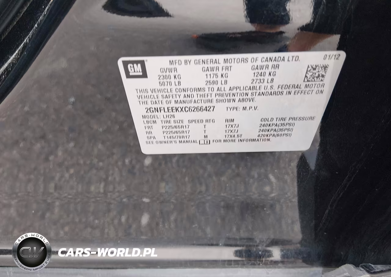 2012 Chevrolet Equinox Lt W-1Lt VIN:2GNFLEEKXC6266427 - 9