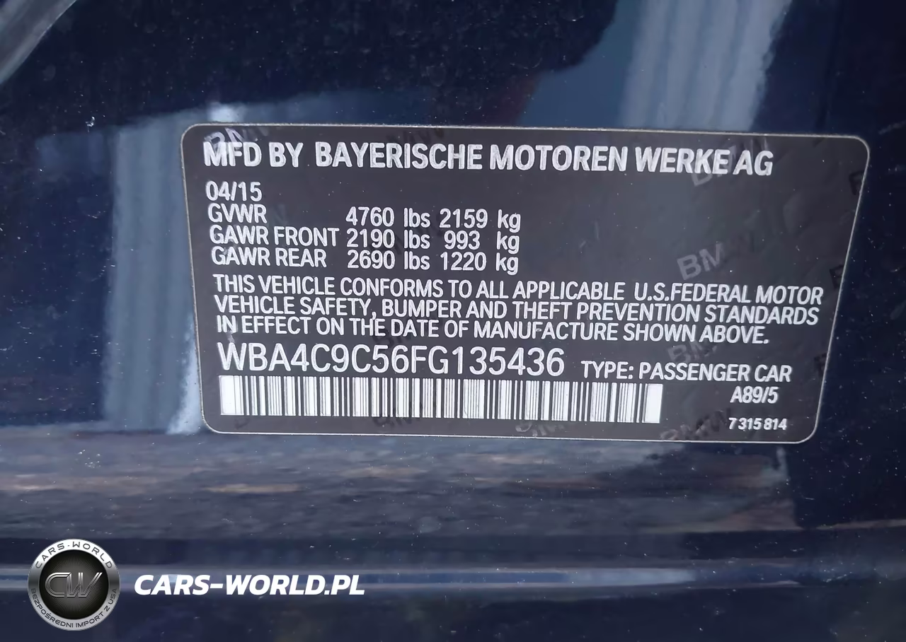 2015 BMW 428 Gran Coupe xDrive VIN:WBA4C9C56FG135436 - 9