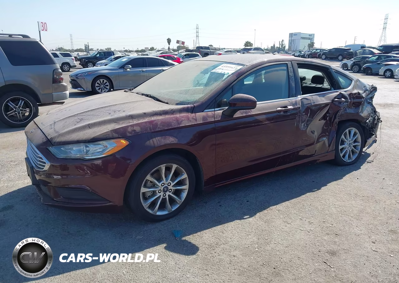 2017 FORD FUSION SE VIN:3FA6P0HD0HR299617 - 2