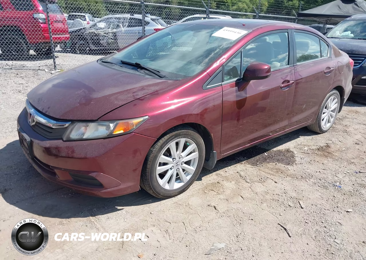 2012 Honda Civic Ex VIN:19XFB2F84CE031079 - 2
