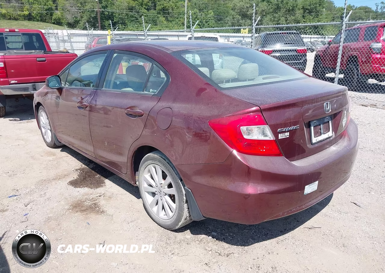 2012 Honda Civic Ex VIN:19XFB2F84CE031079 - 3