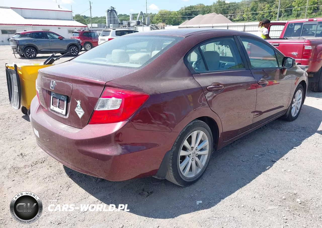 2012 Honda Civic Ex VIN:19XFB2F84CE031079 - 4