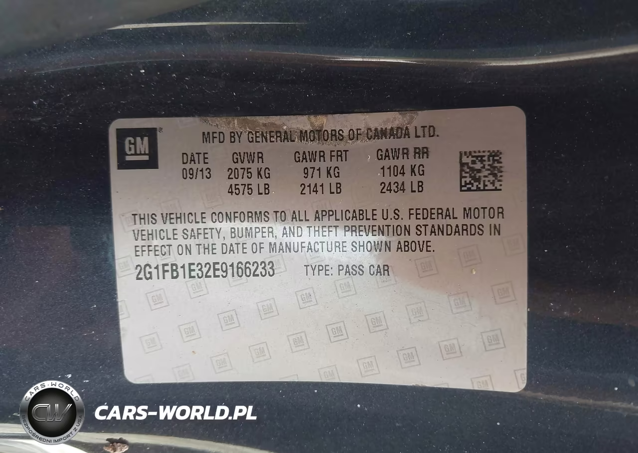 2014 Chevrolet Camaro 1Lt VIN:2G1FB1E32E9166233 - 9