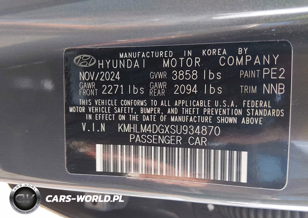 2025 Hyundai Elantra Sel Sport VIN:KMHLM4DGXSU934870 - 9