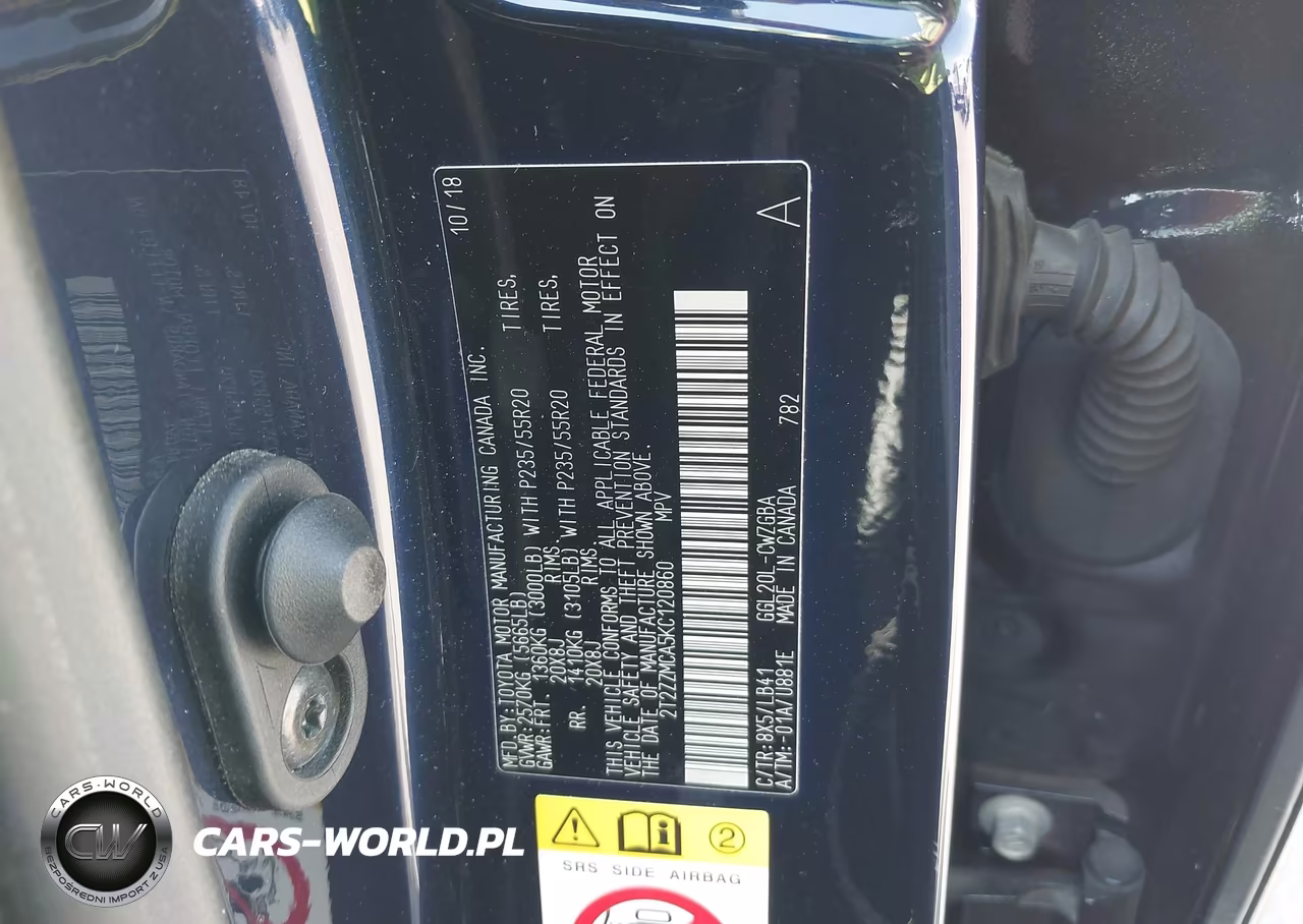 2019 Lexus Rx 350 VIN:2T2ZZMCA5KC120860 - 9