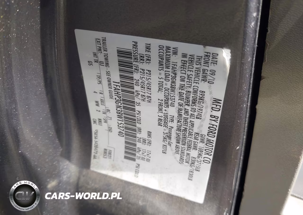 2011 Ford Focus Ses VIN:1FAHP3GN3BW153740 - 9