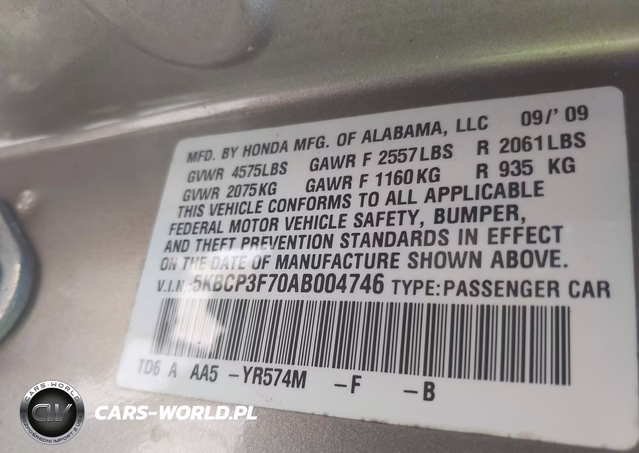 2010 Honda Accord 3.5 Ex VIN:5KBCP3F70AB004746 - 9