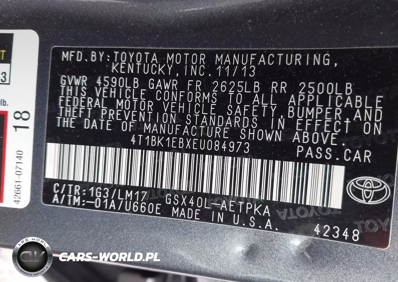 2014 Toyota Avalon Limited VIN:4T1BK1EBXEU084973 - 9