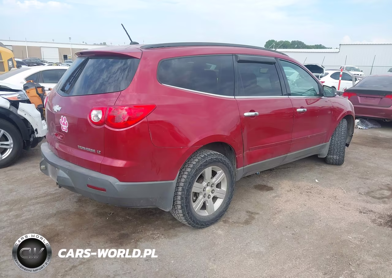 2012 Chevrolet Traverse Lt W-1Lt VIN:1GNKRGED4CJ188479 - 4