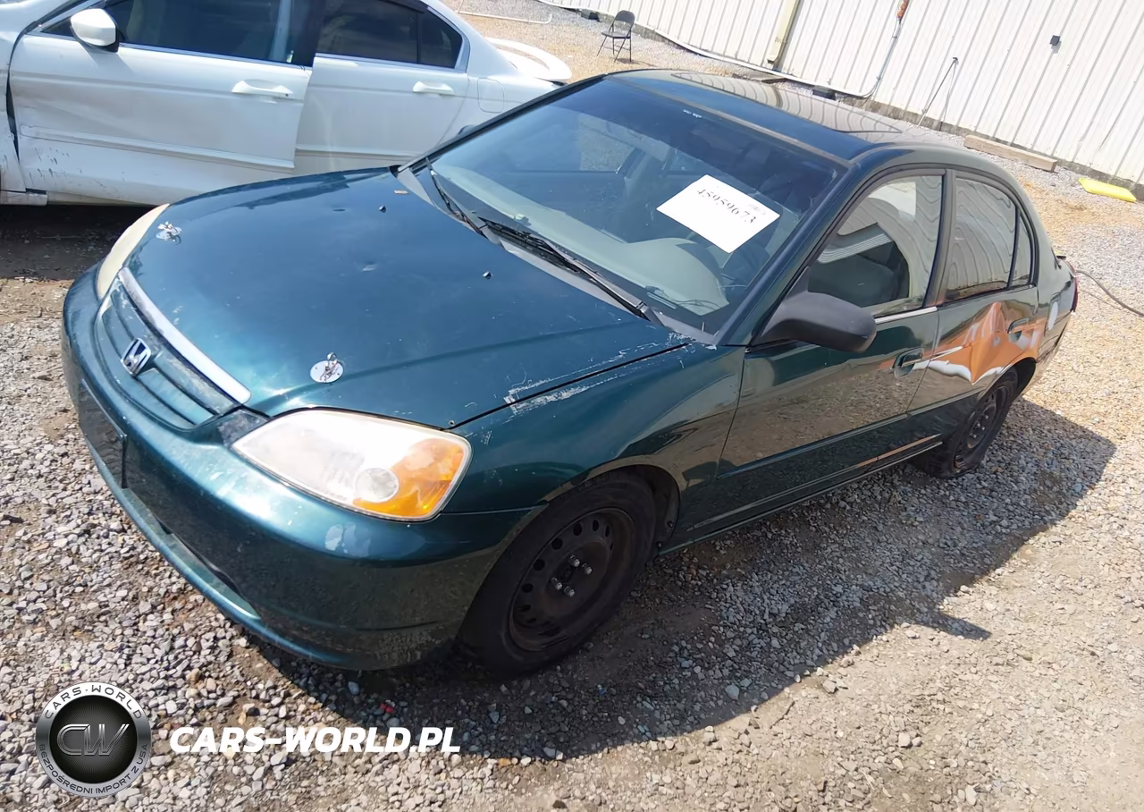 2001 Honda Civic Ex VIN:1HGES26711L054179 - 2