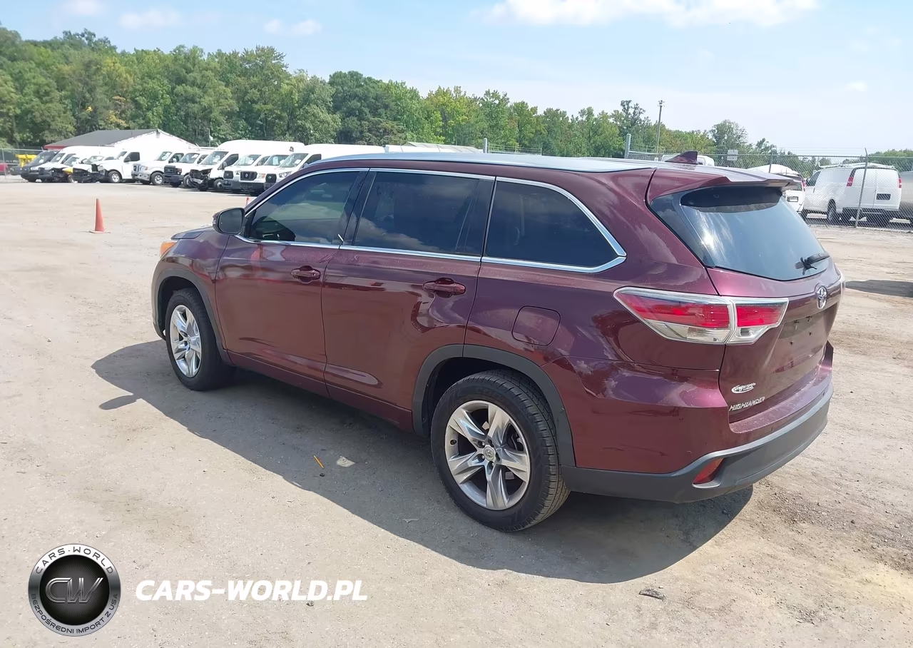 2015 Toyota Highlander Limited Platinum V6 VIN:5TDYKRFH4FS070377 - 3