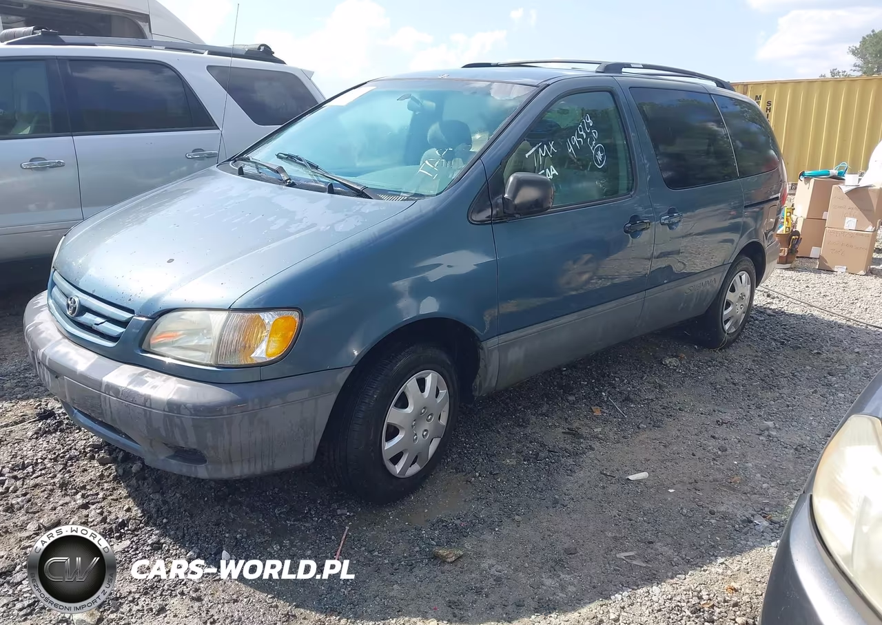 2002 Toyota Sienna Le VIN:4T3ZF13C52U495828 - 2